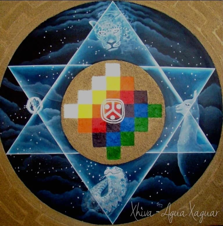 Sabiduría Ancestral — painting by Ximena Xaguar