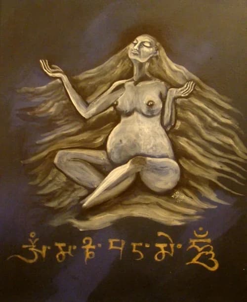 Madre — painting by Ximena Xaguar